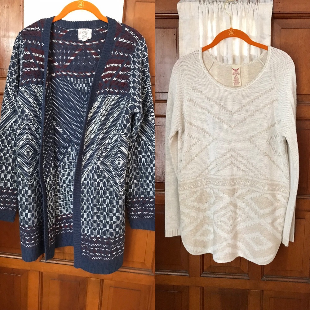 Sweater and cardigan bundle